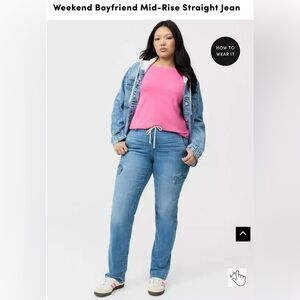 Torrid Light Blue Straight Leg Jeans